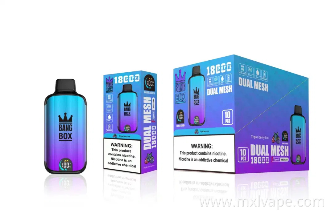 Europe Most Popular Disposable E Cigarette Cheap Price Bang Box 18000/18K Puff